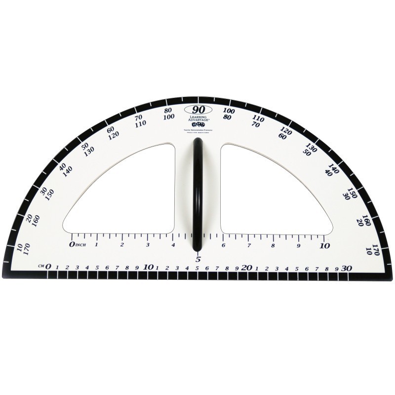 Learning Advantage® Dry Erase Magnetic Protractor