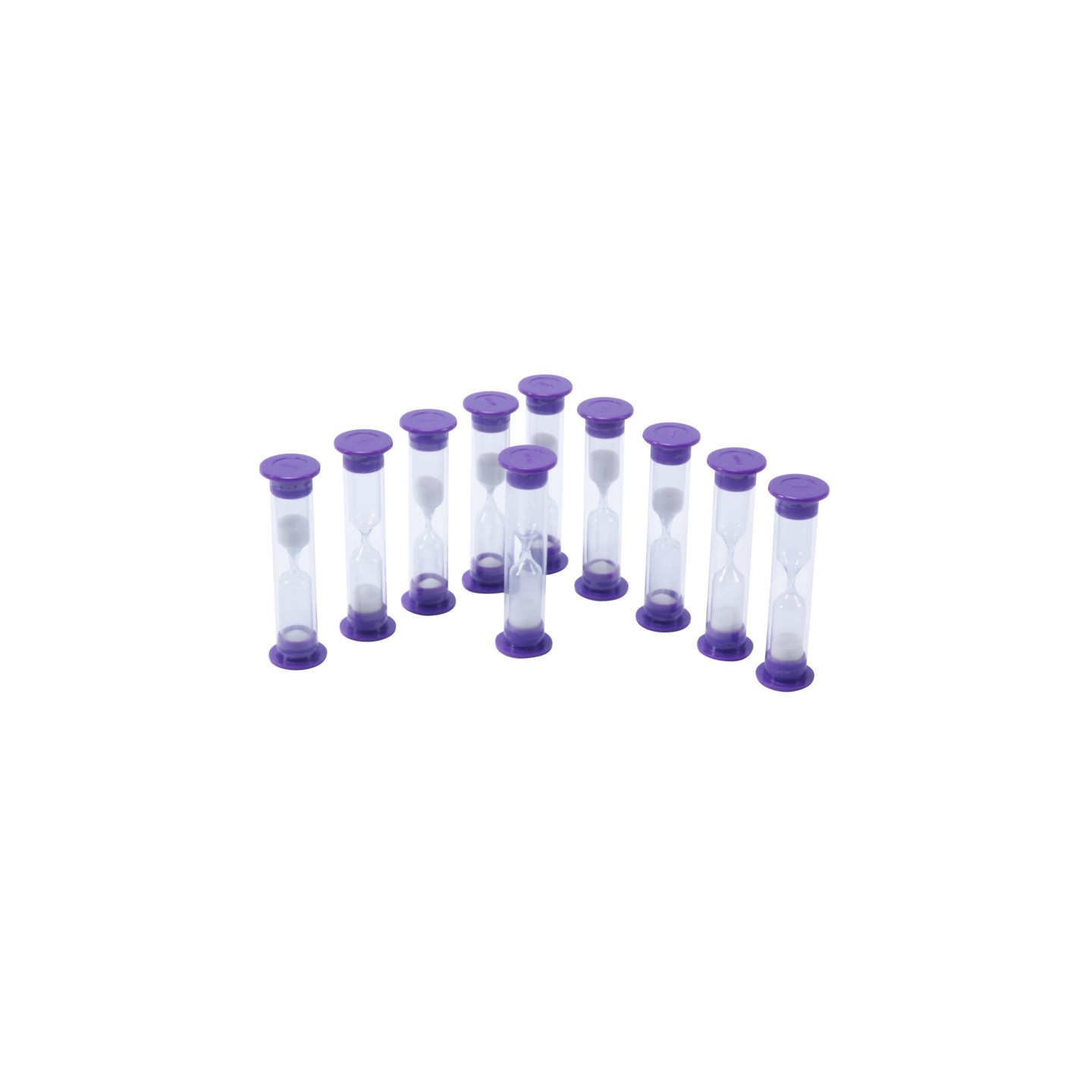 Learning Advantage® Sand Timers - 3 Minute - Set of 10