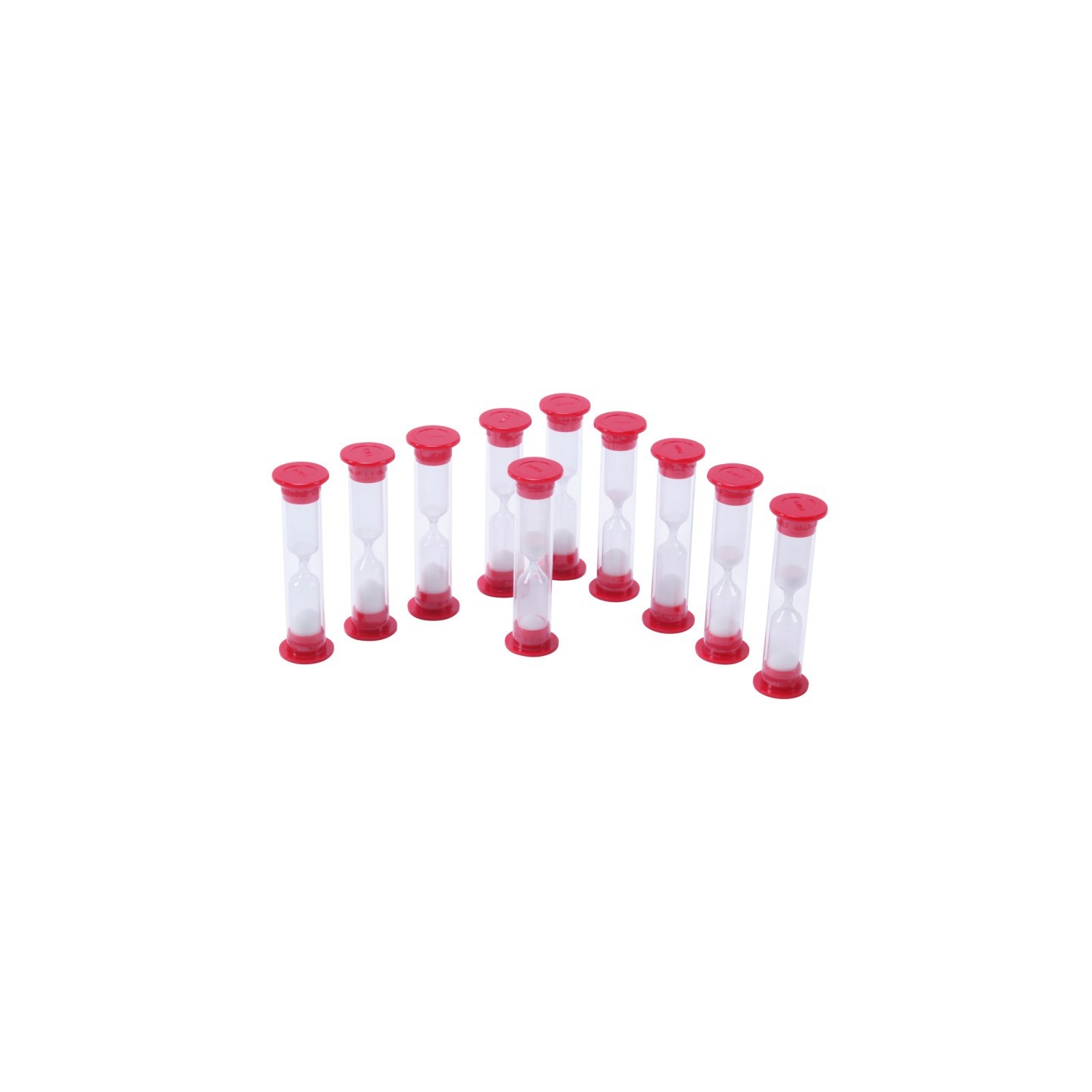 Learning Advantage® Sand Timers - 1 Minute - Set of 10