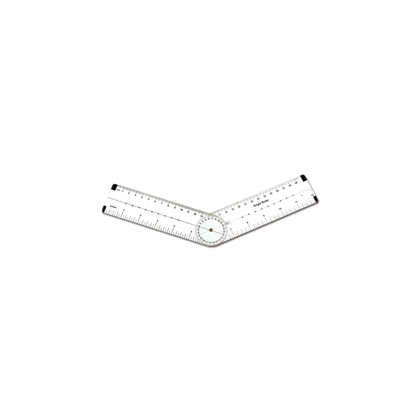 Learning Advantage® Angle Measurement Ruler - Measure Angles to 360 Degrees and Lines to 12"