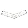 Learning Advantage® Angle Measurement Ruler - Measure Angles to 360 Degrees and Lines to 12"
