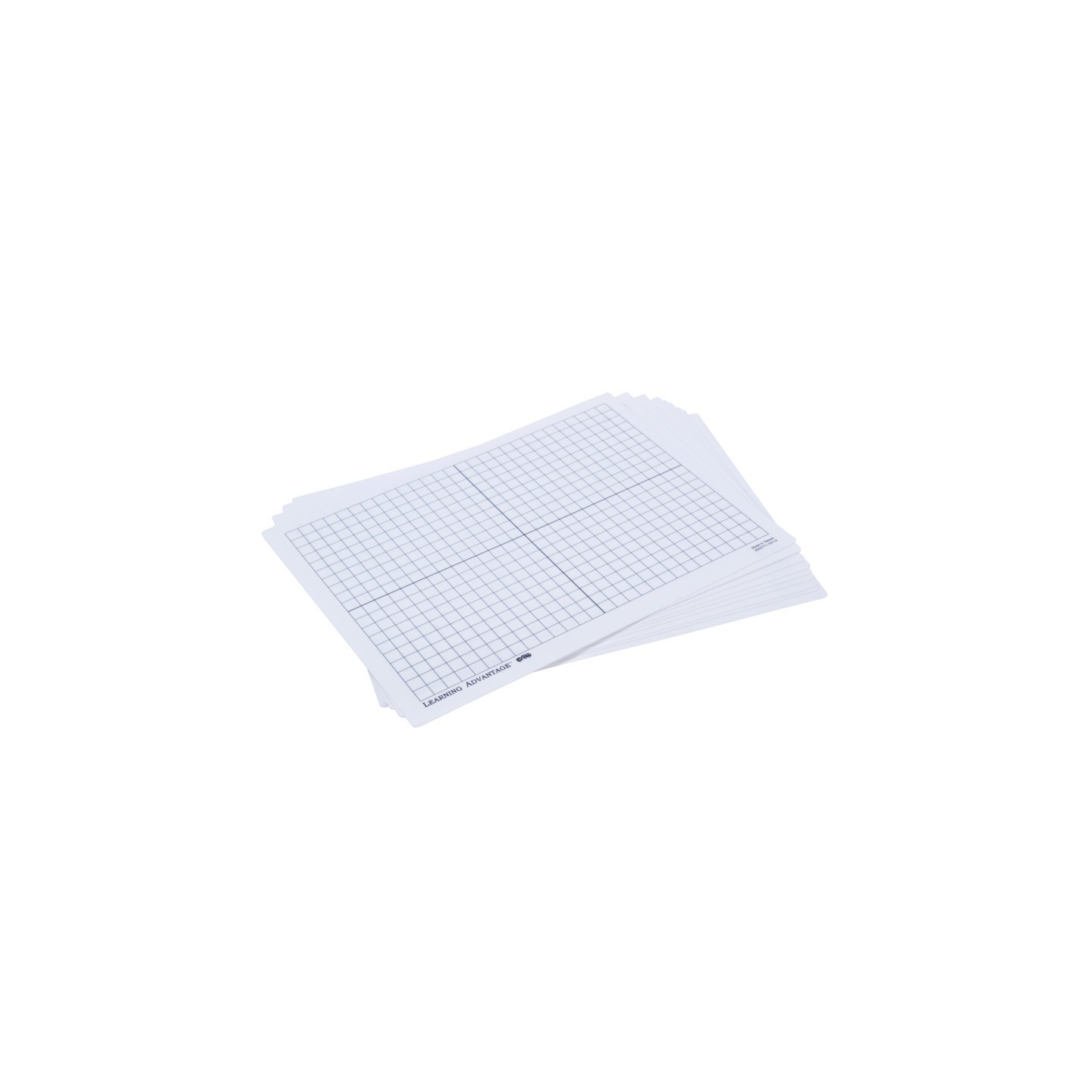 Learning Advantage® X-Y Axis Dry Erase Grid Boards - Set of 10