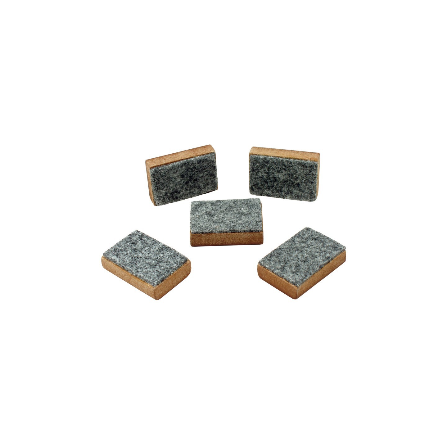 Learning Advantage® Mini Markerboard Erasers - Set of 5