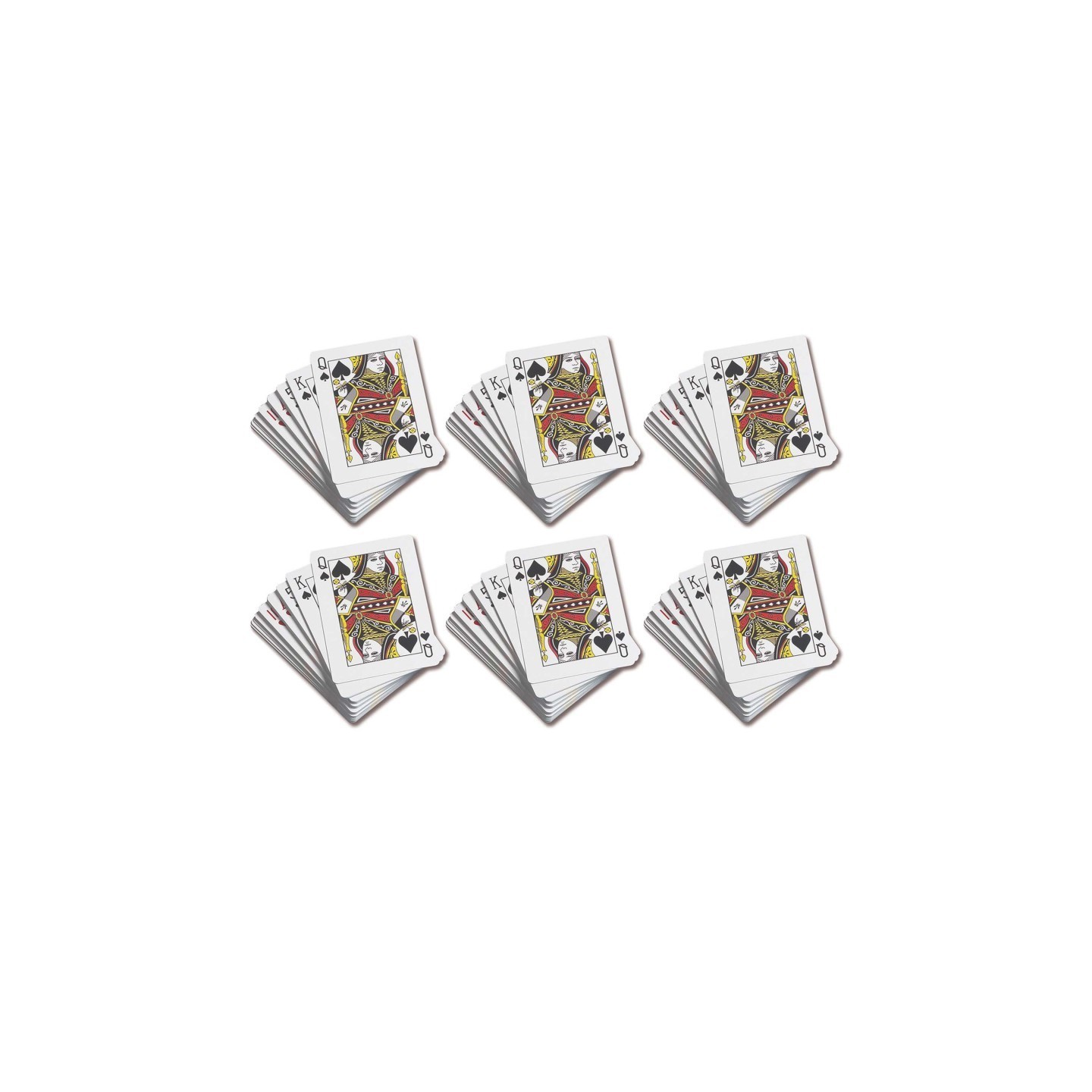 Learning Advantage® Standard Playing Cards - 52 Per Set - 6 Sets