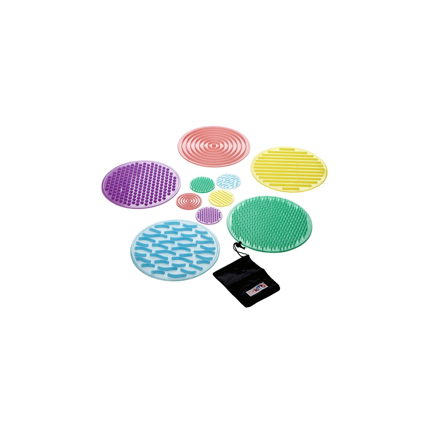 TickiT® SiliShapes Sensory Circles - Set of 10
