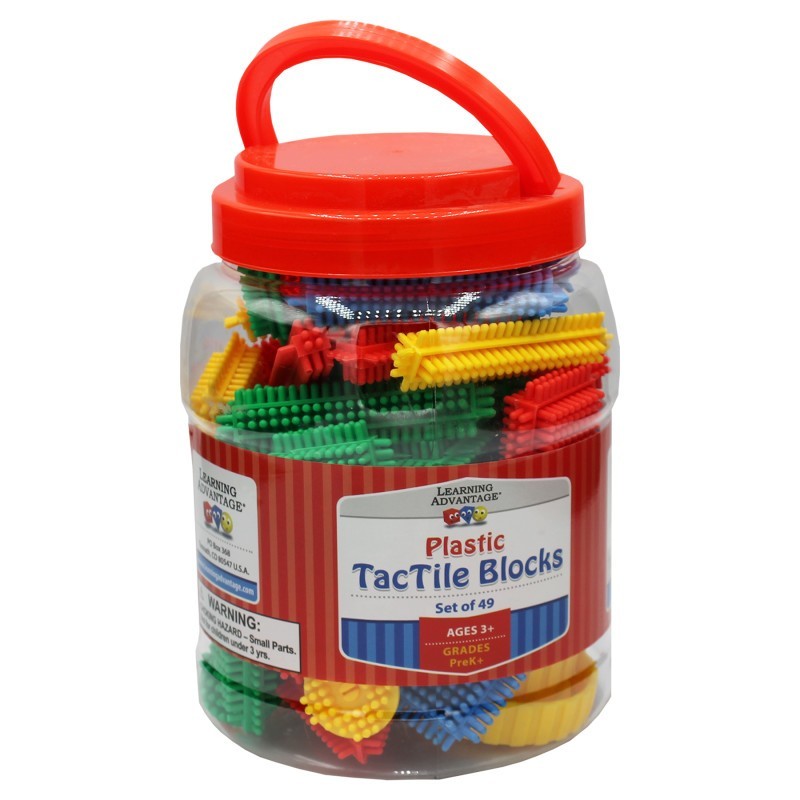 Learning Advantage® TacTile Blocks - Set of 49