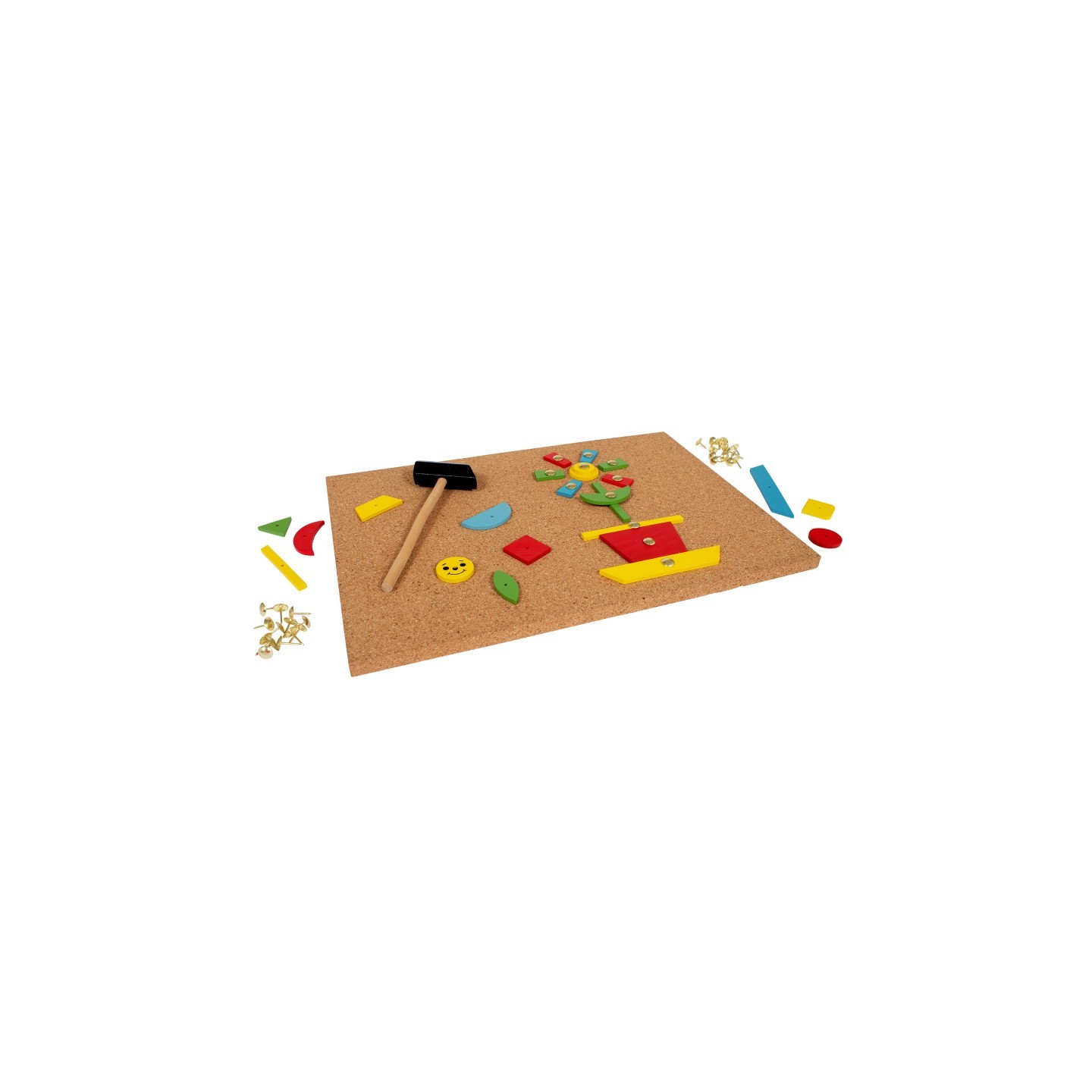 READY 2 LEARN™ Tack A Tile - Wooden Hammer Toy