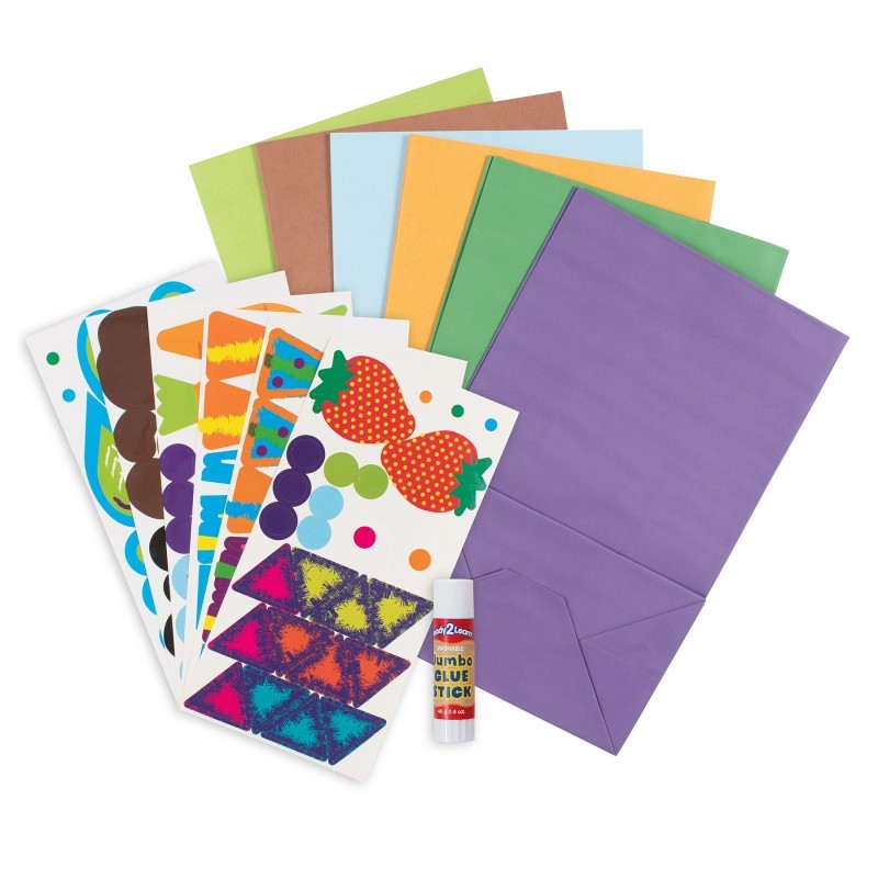 READY 2 LEARN™ Paper Bag Puppet Pets - 238 Pieces - 6 Animals
