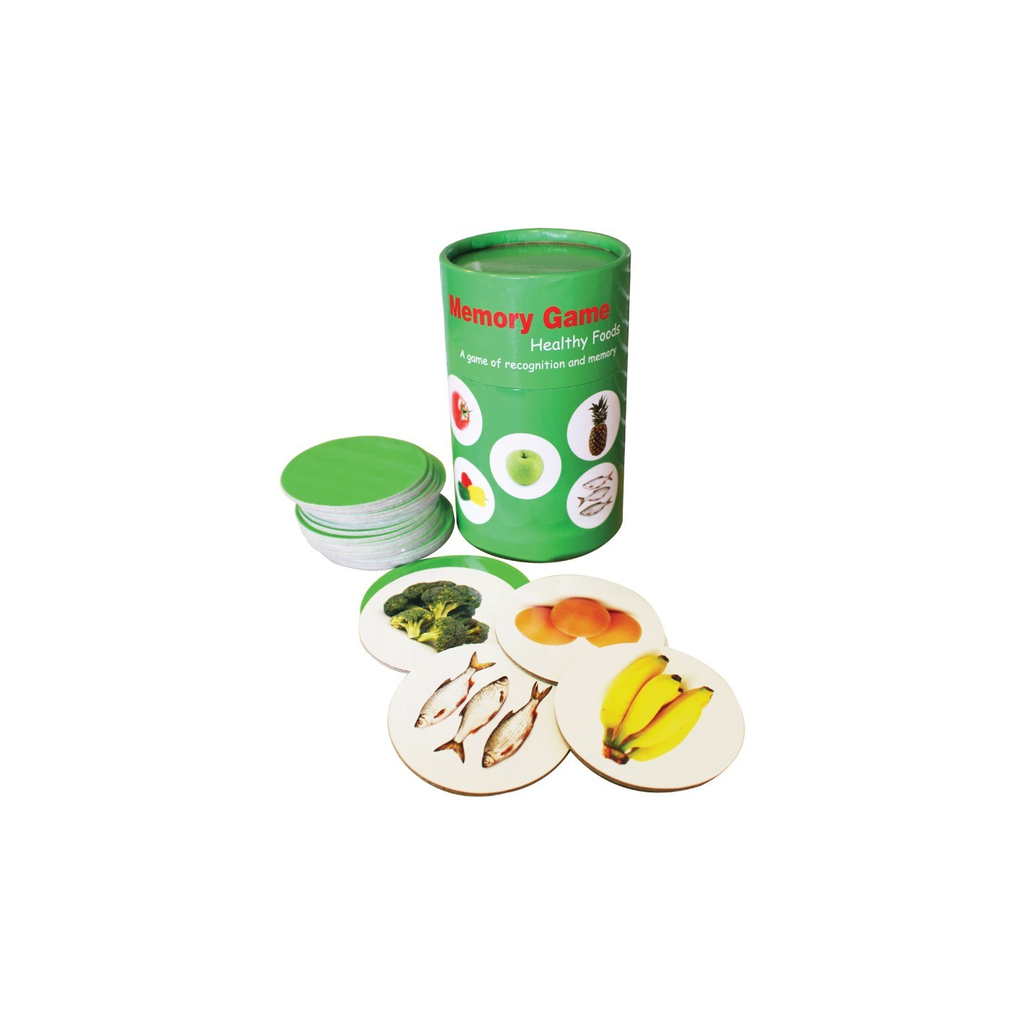 The Freckled Frog Healthy Foods Matching Pairs Game