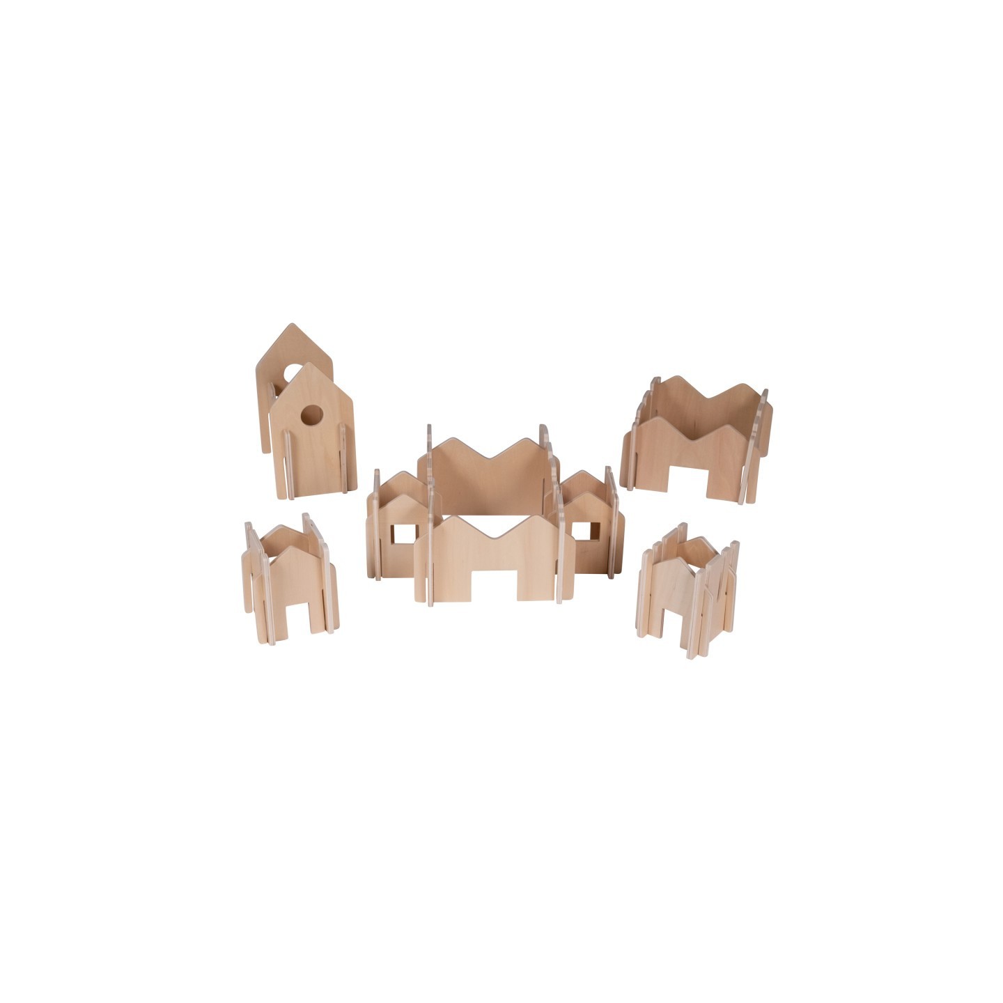 The Freckled Frog Happy Architect - Natural - Set of 28