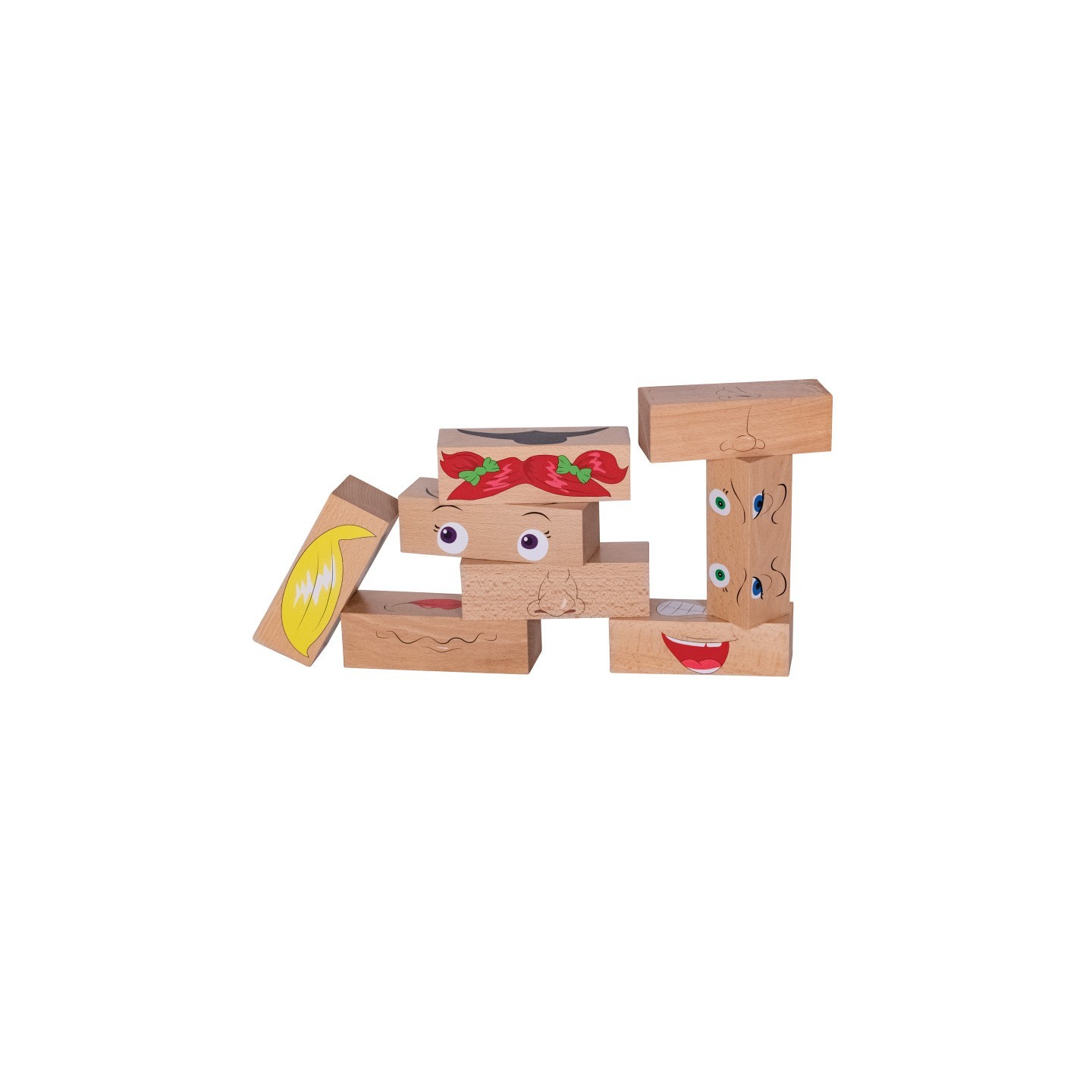 The Freckled Frog How Am I Feeling Blocks - Set of 8