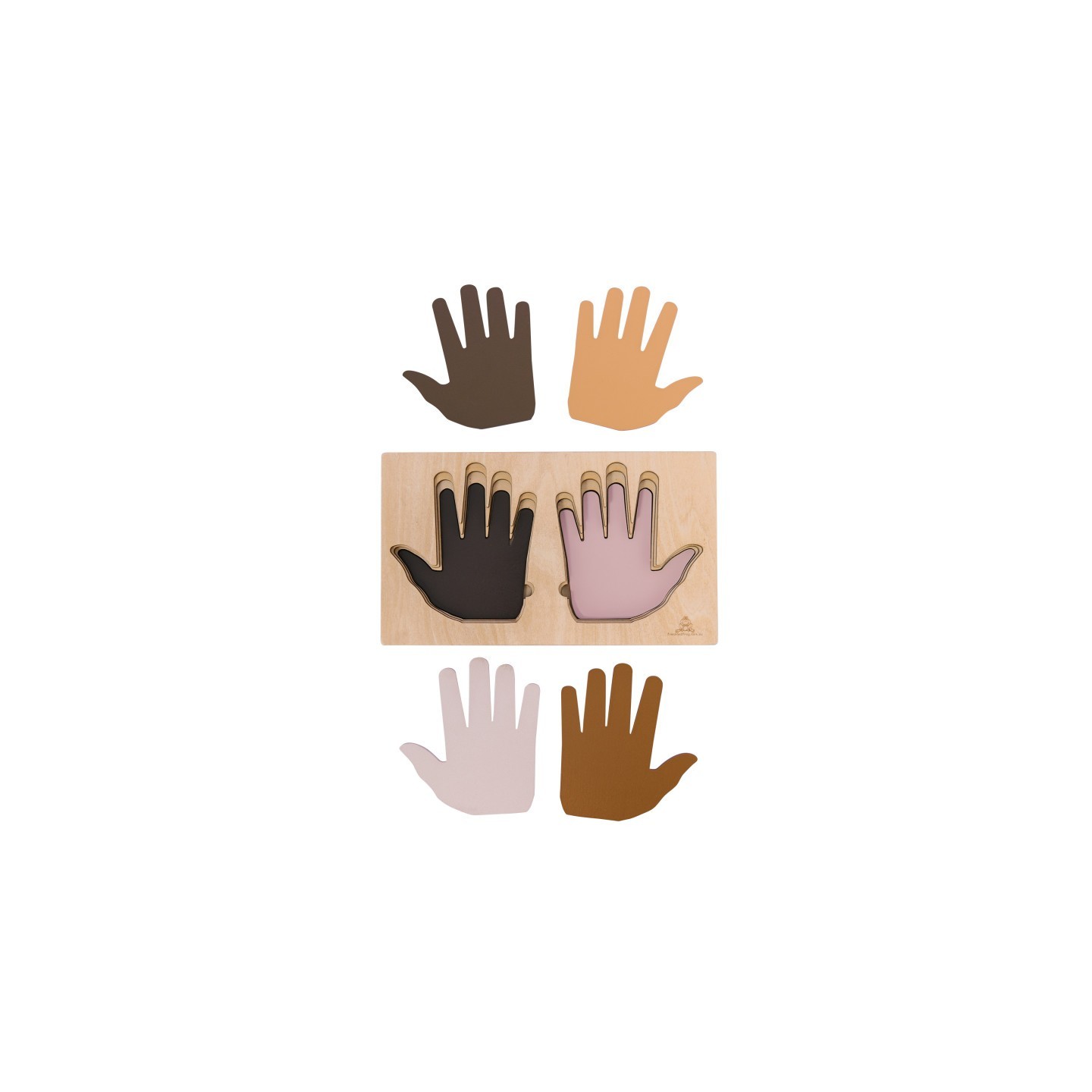 The Freckled Frog Hand in Hand Puzzle
