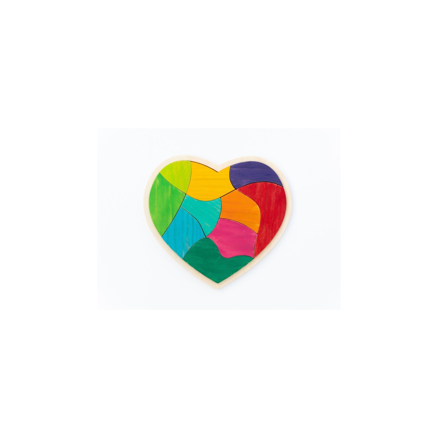The Freckled Frog Heart Full of Colors Puzzle