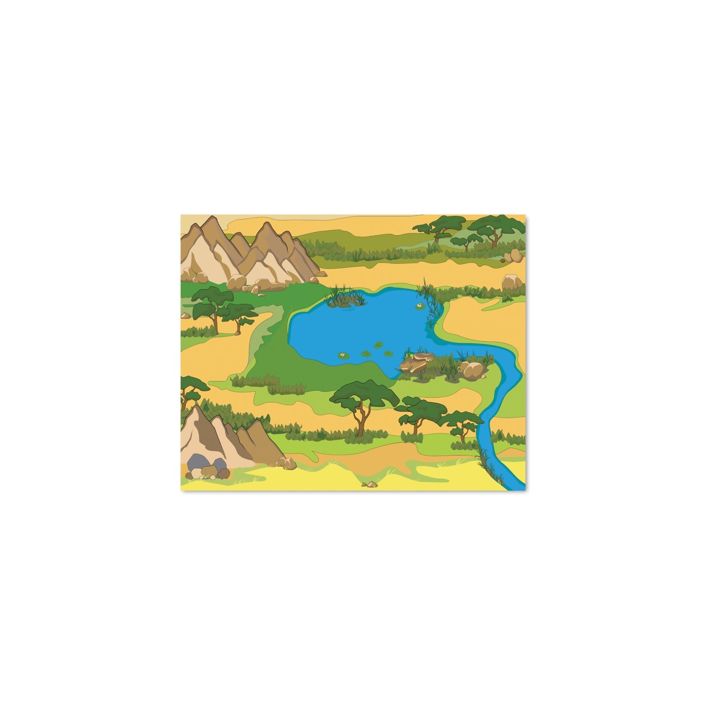 The Freckled Frog Wilderness Floor Mat
