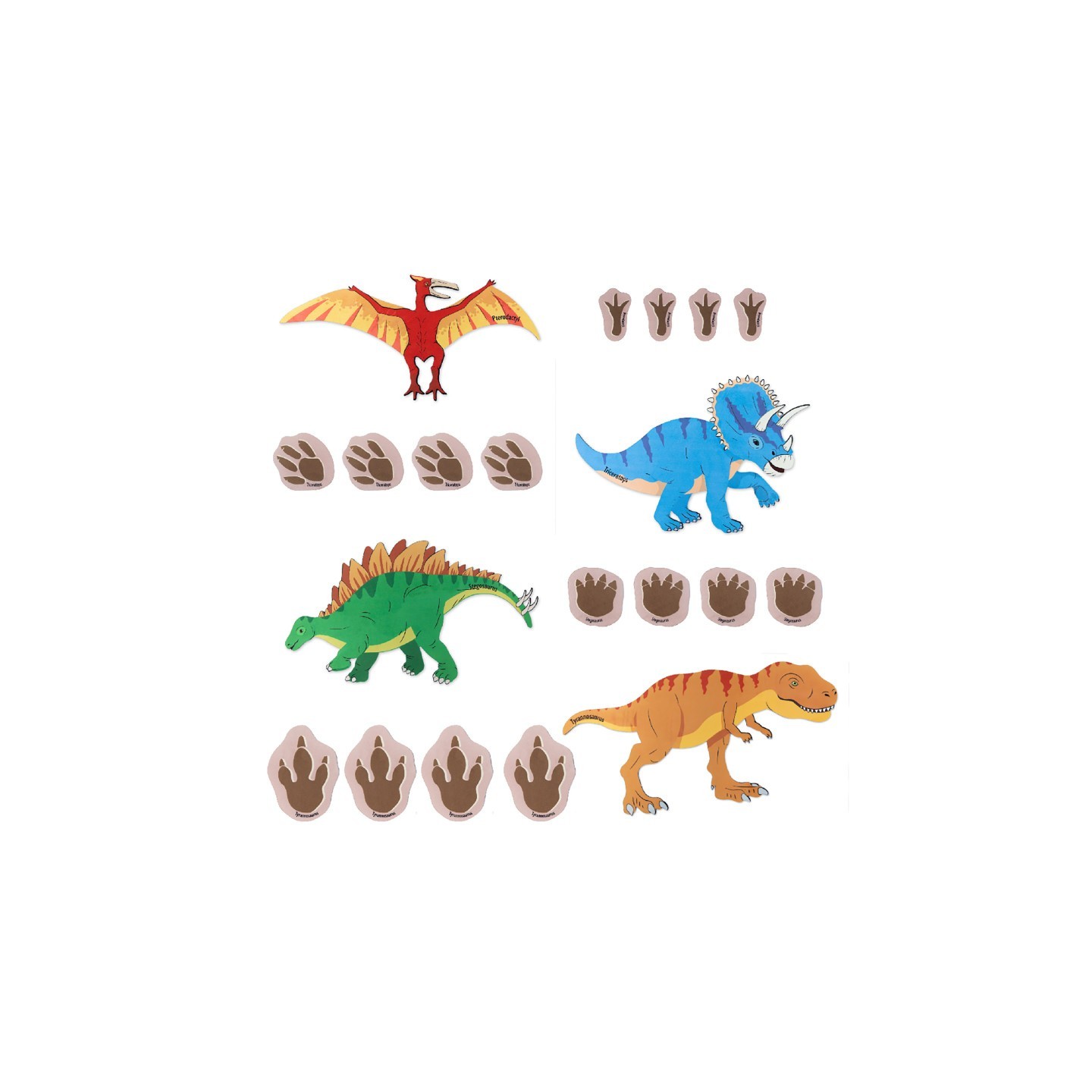 The Freckled Frog Chasing Dinosaurs Mats