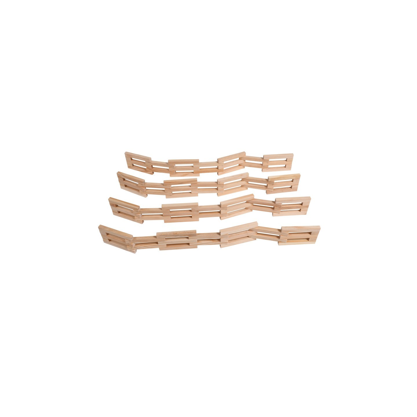 The Freckled Frog Wooden Fences - Set of 4