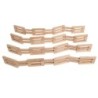 The Freckled Frog Wooden Fences - Set of 4