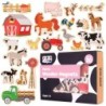 Spark & Wow Wooden Magnets- Farm - Set of 20