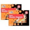 Spark & Wow Spark & Wow Wooden Magnets - Space Per Set, 2 Sets