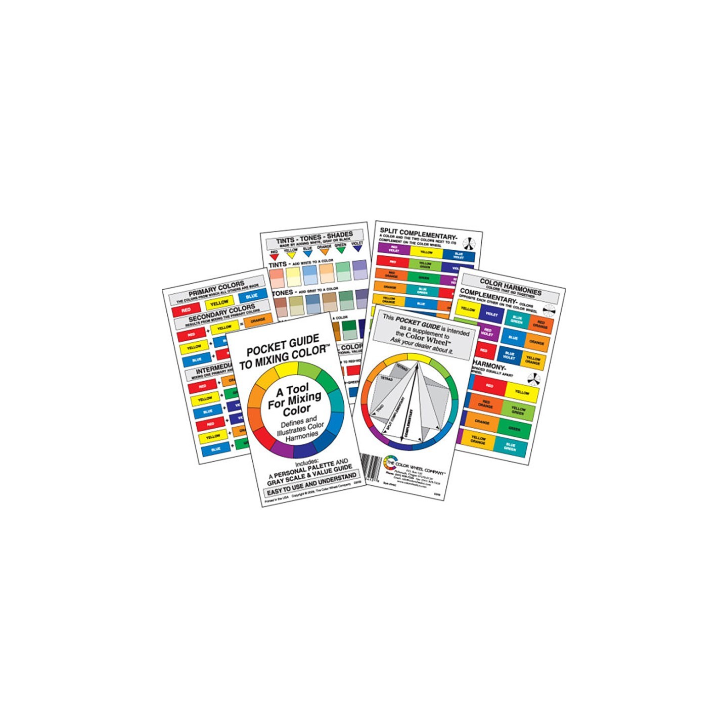 The Color Wheel Company Artist's Color Wheel Pocket Mixing Guide