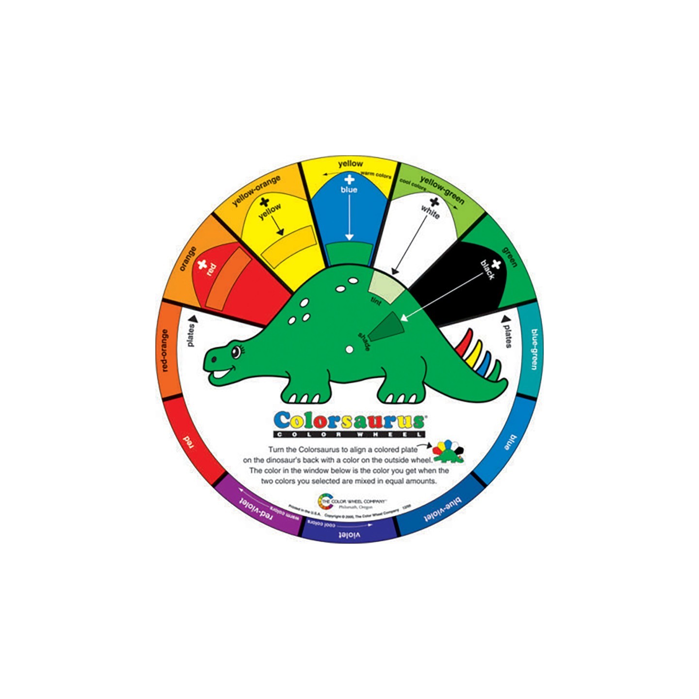 The Color Wheel Company Colorsaurus (Children's Color Wheel)