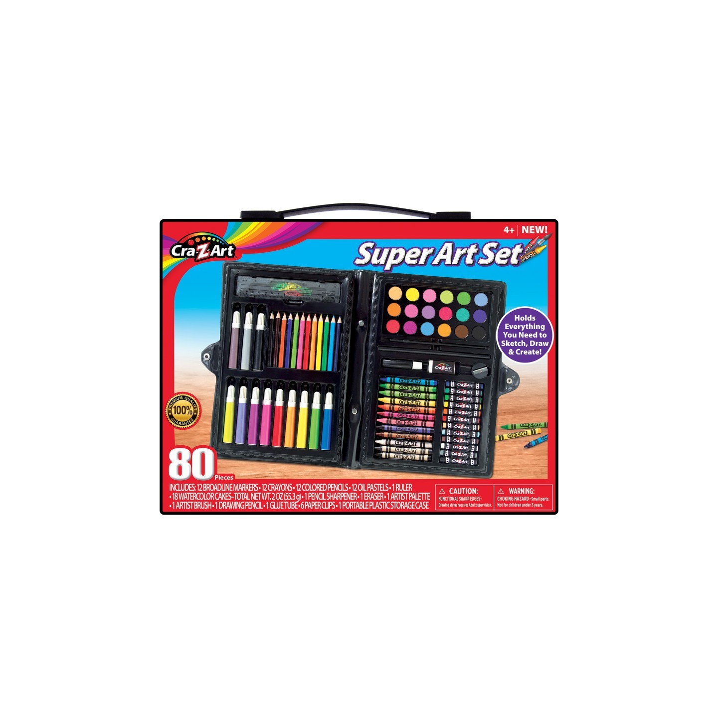 Cra-Z-Art® Art Set, 80 Pieces