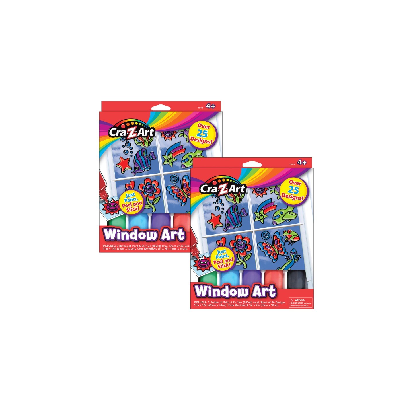 Cra-Z-Art® Window Art, 2 Sets