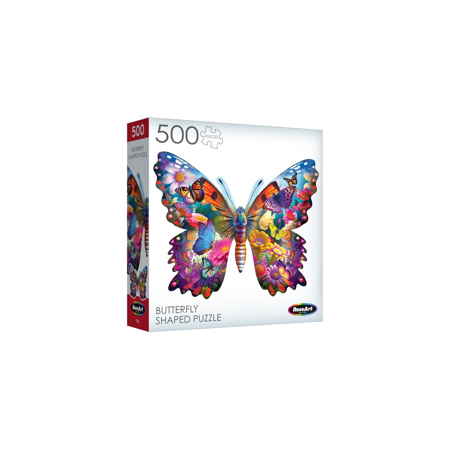 RoseArt Big Shaped Butterfly, 500 Pieces
