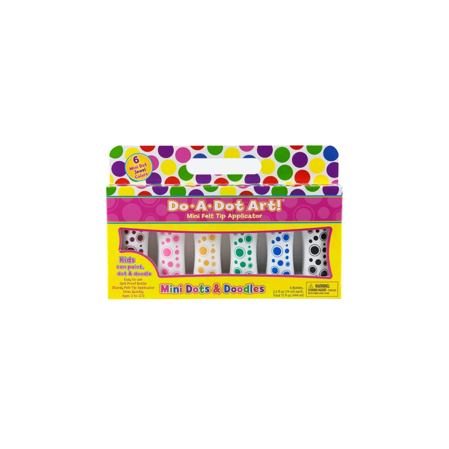 Do-A-Dot Art!® Mini Jewel Tone Dot Markers, 6 Colors