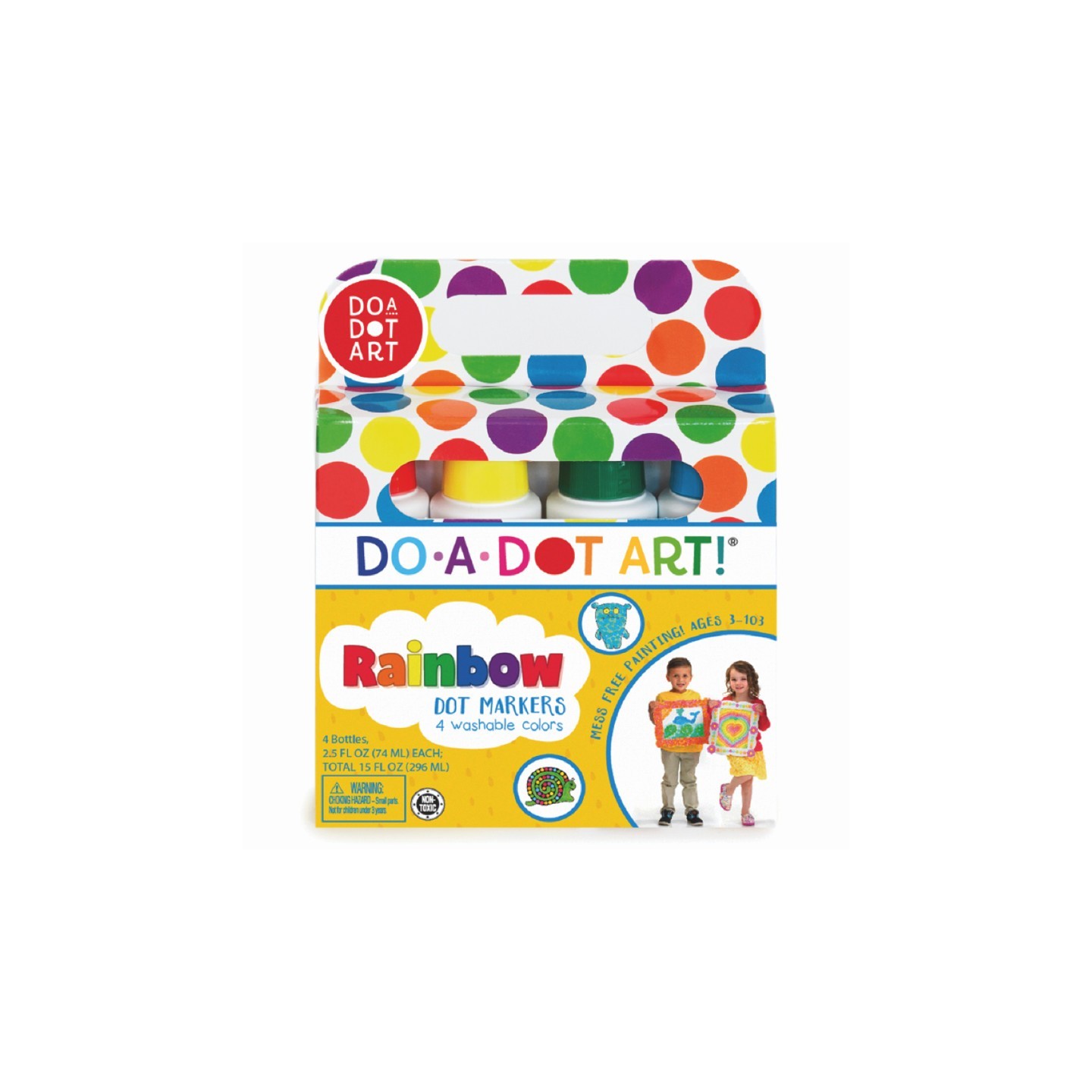 Do-A-Dot Art!® Washable Rainbow Dot Markers, 4 Count