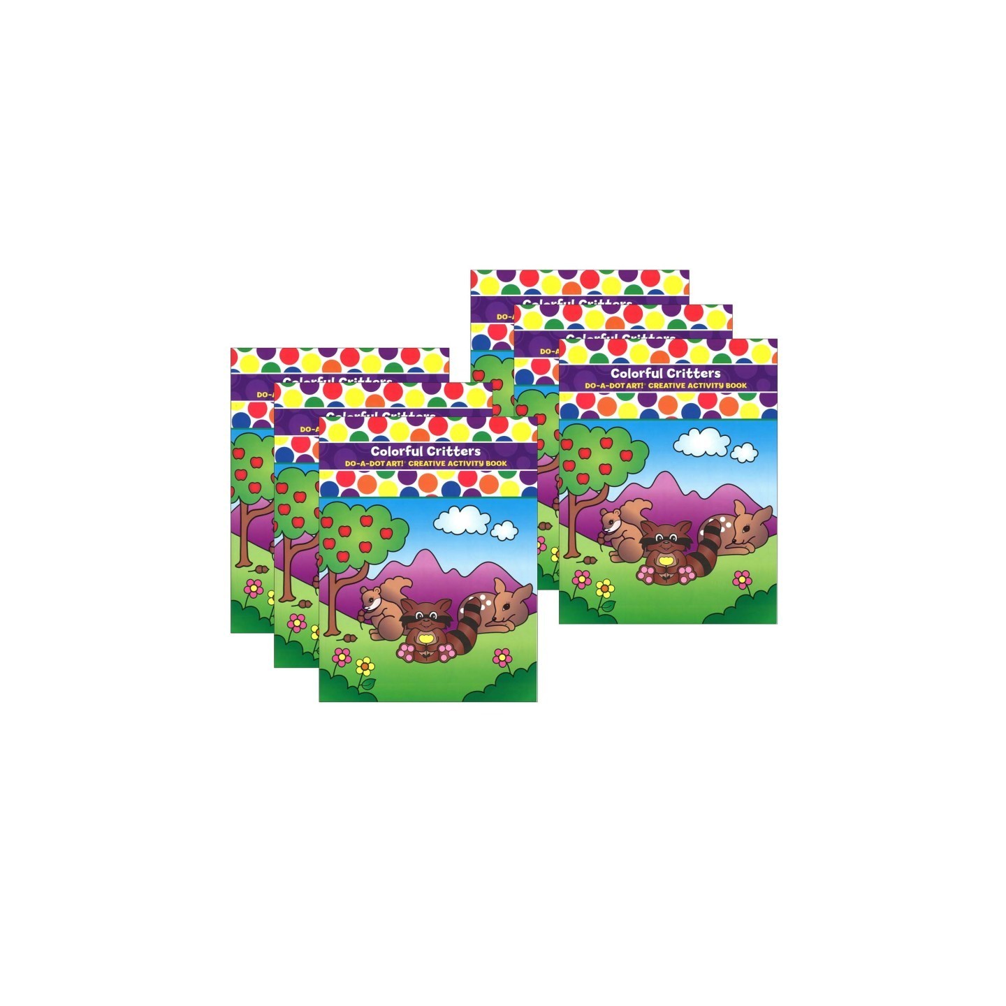 Do-A-Dot Art!® Colorful Critters Creative Art & Activity Book, Pack of 6