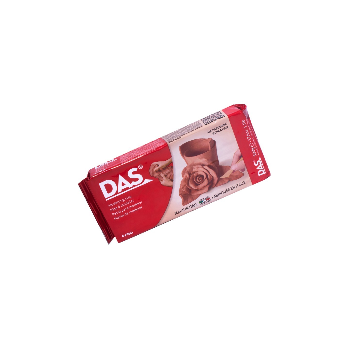 DAS® Modeling Clay Air Hardening, Terra Cotta, 1.1lb