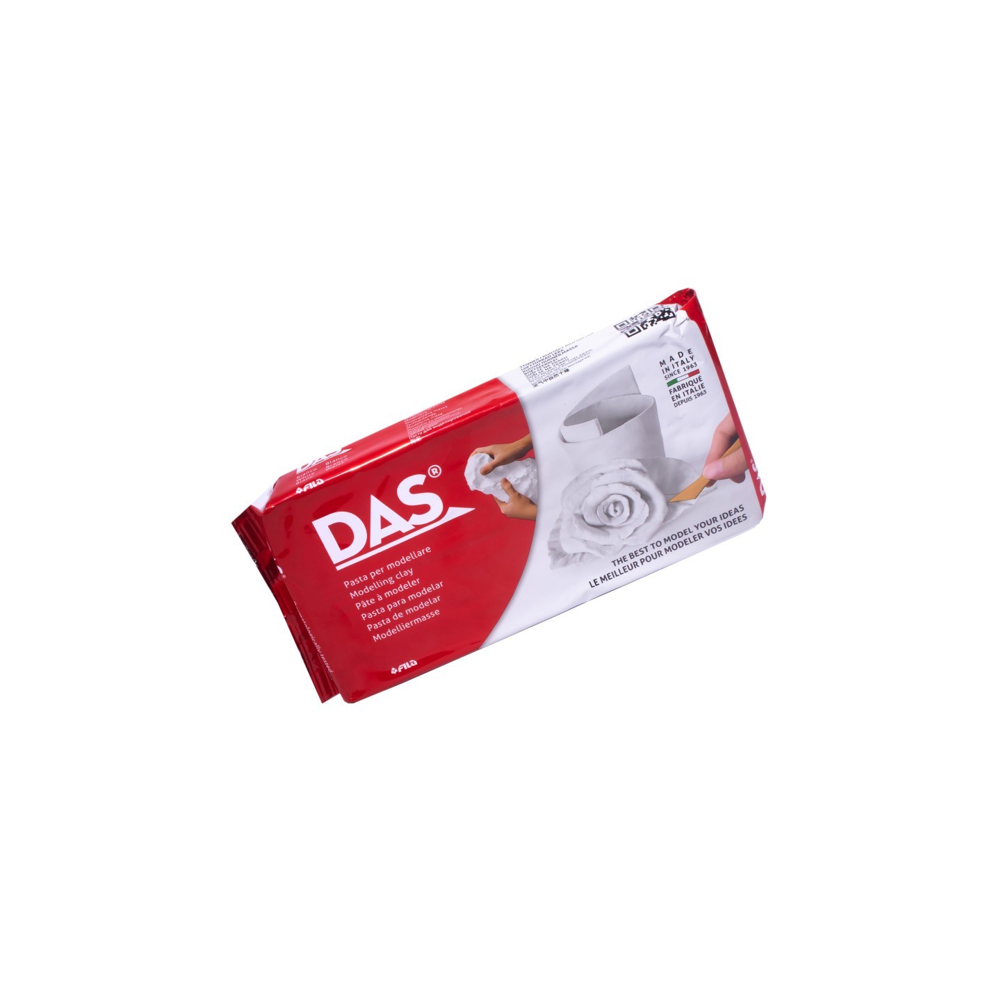 DAS® Modeling Clay Air Hardening, White, 2.2lb