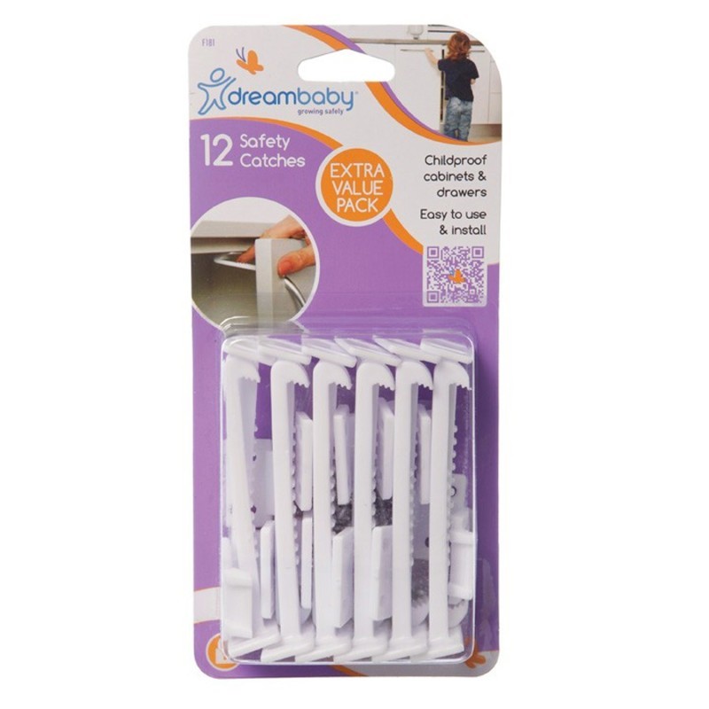Dreambaby® Safety Catches, Pack of 12