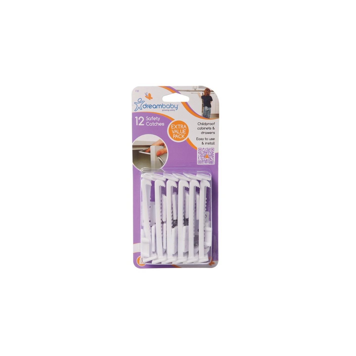 Dreambaby® Safety Catches, Pack of 12