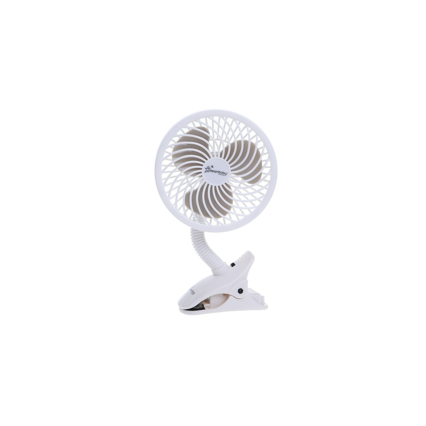 Dreambaby® EZY-Fit Deluxe Clip-On Stroller Fan, White