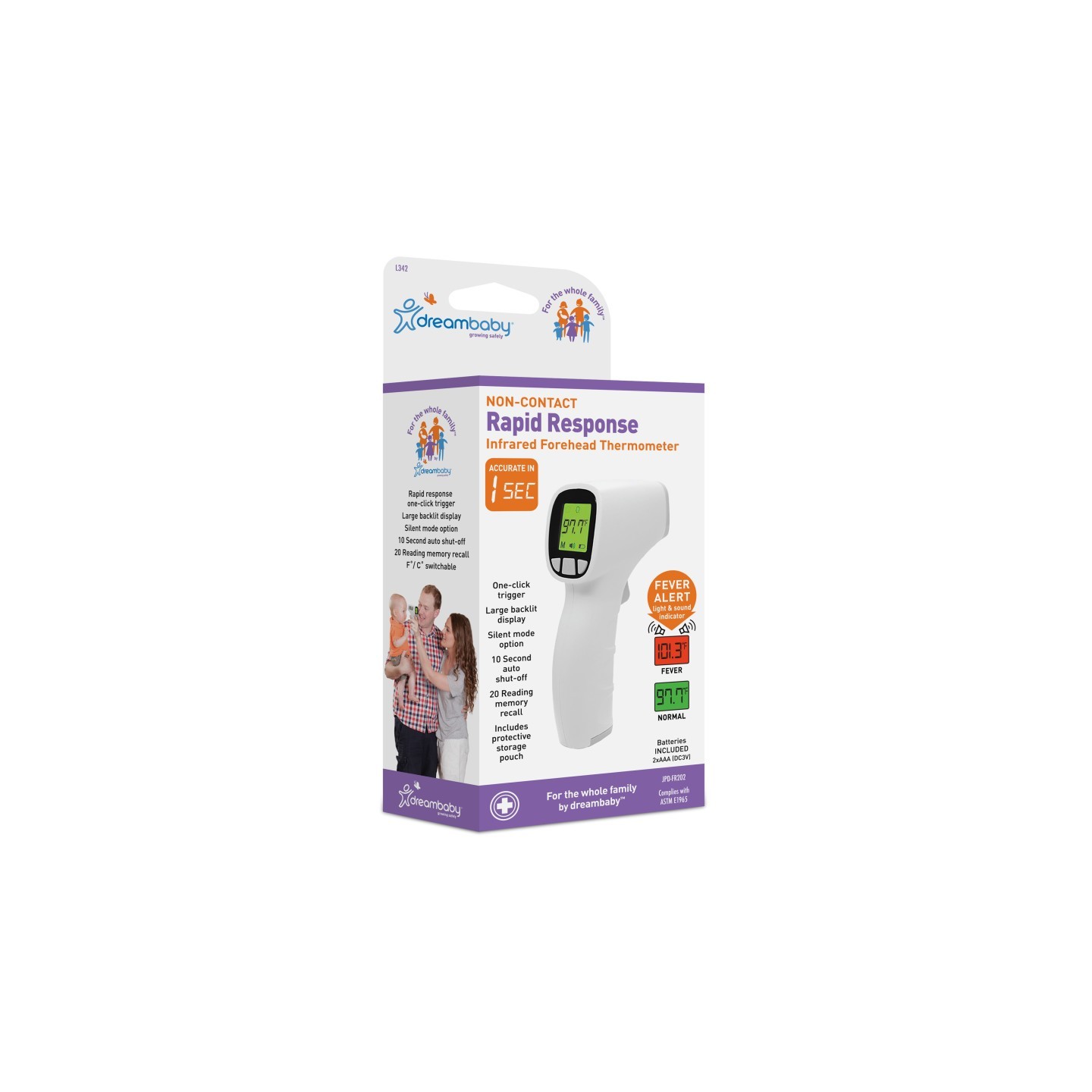 Dreambaby® Non-Contact Rapid Response Infrared Thermometer