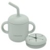 Dreambaby® Silicone No-Spill Drink and Snack Cup, Seafoam