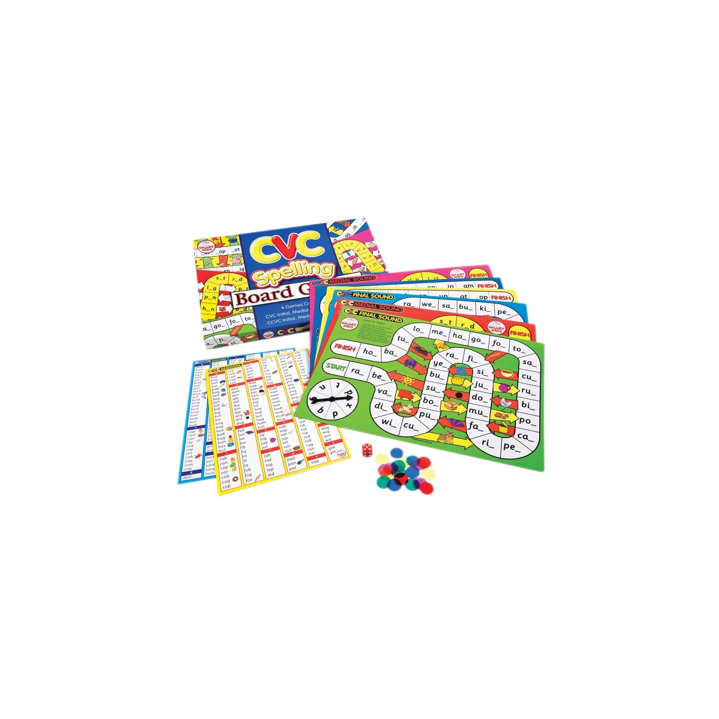 Didax® CVC Spelling Board Game