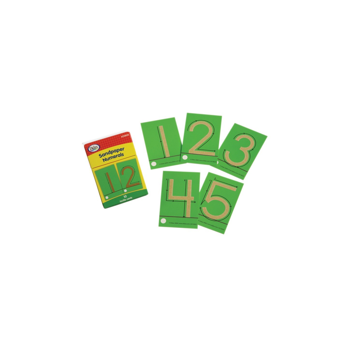 Didax® Tactile Sandpaper Numerals