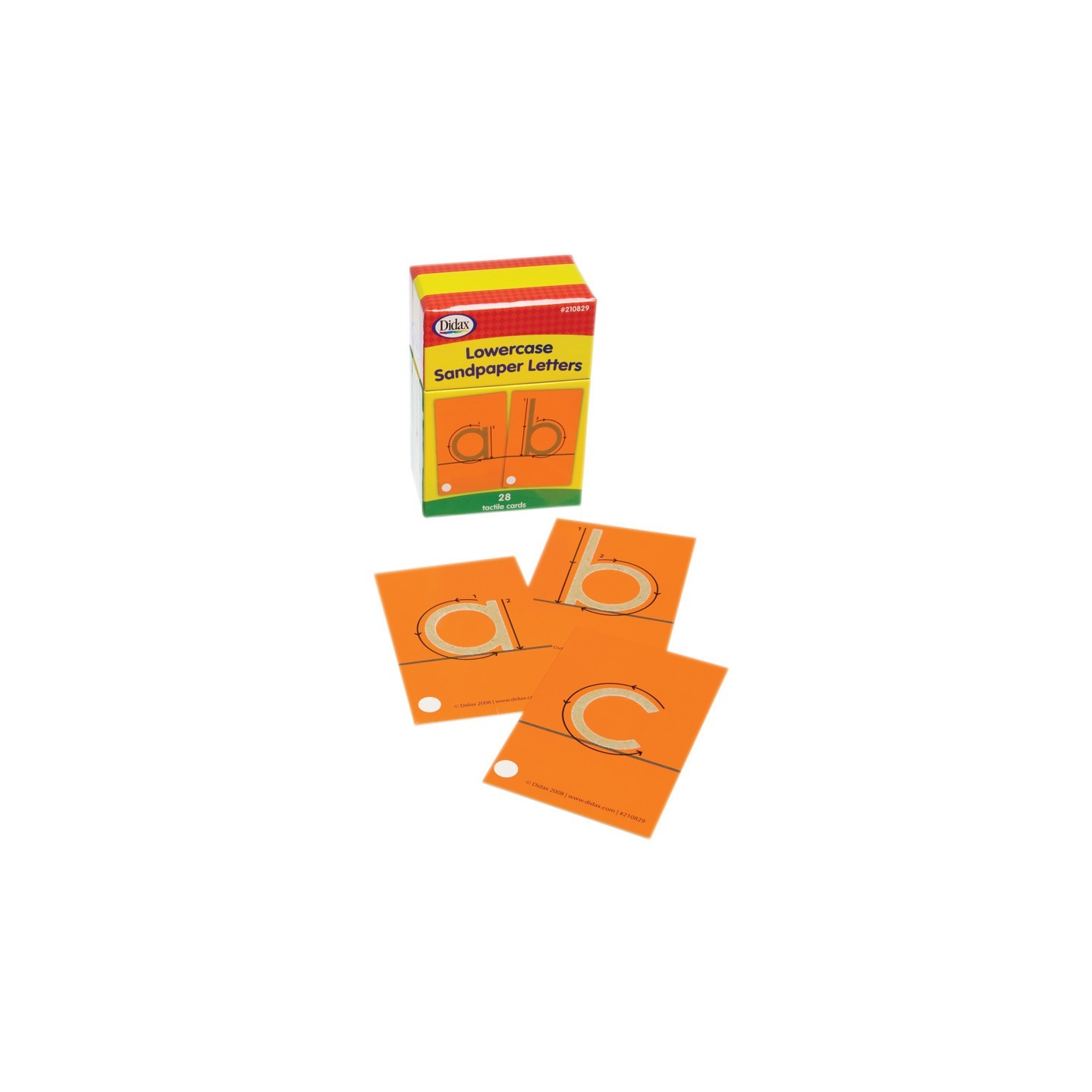 Didax® Tactile Sandpaper Lowercase Letters