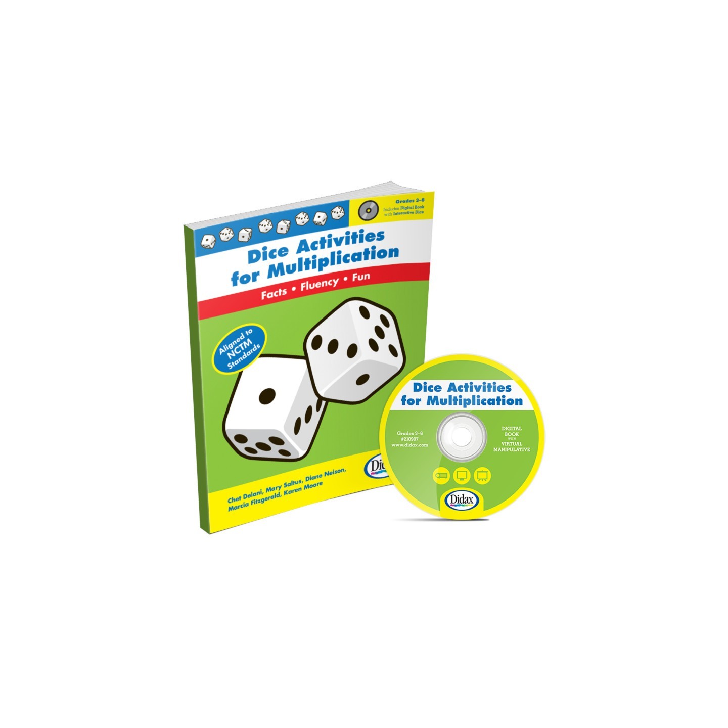 Didax® Dice Activities for Multiplication Book & CD