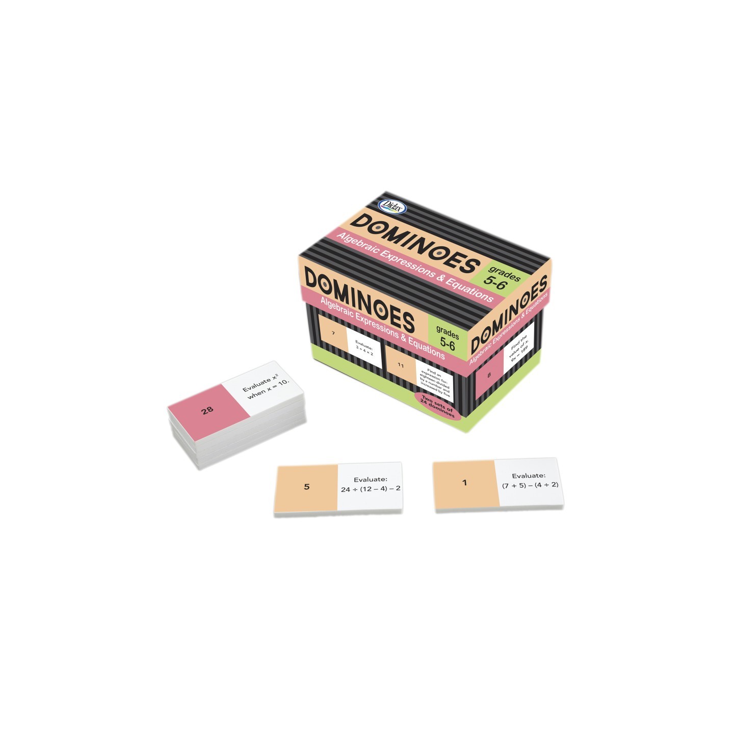 Didax® Algebraic Expressions and Equations Dominoes