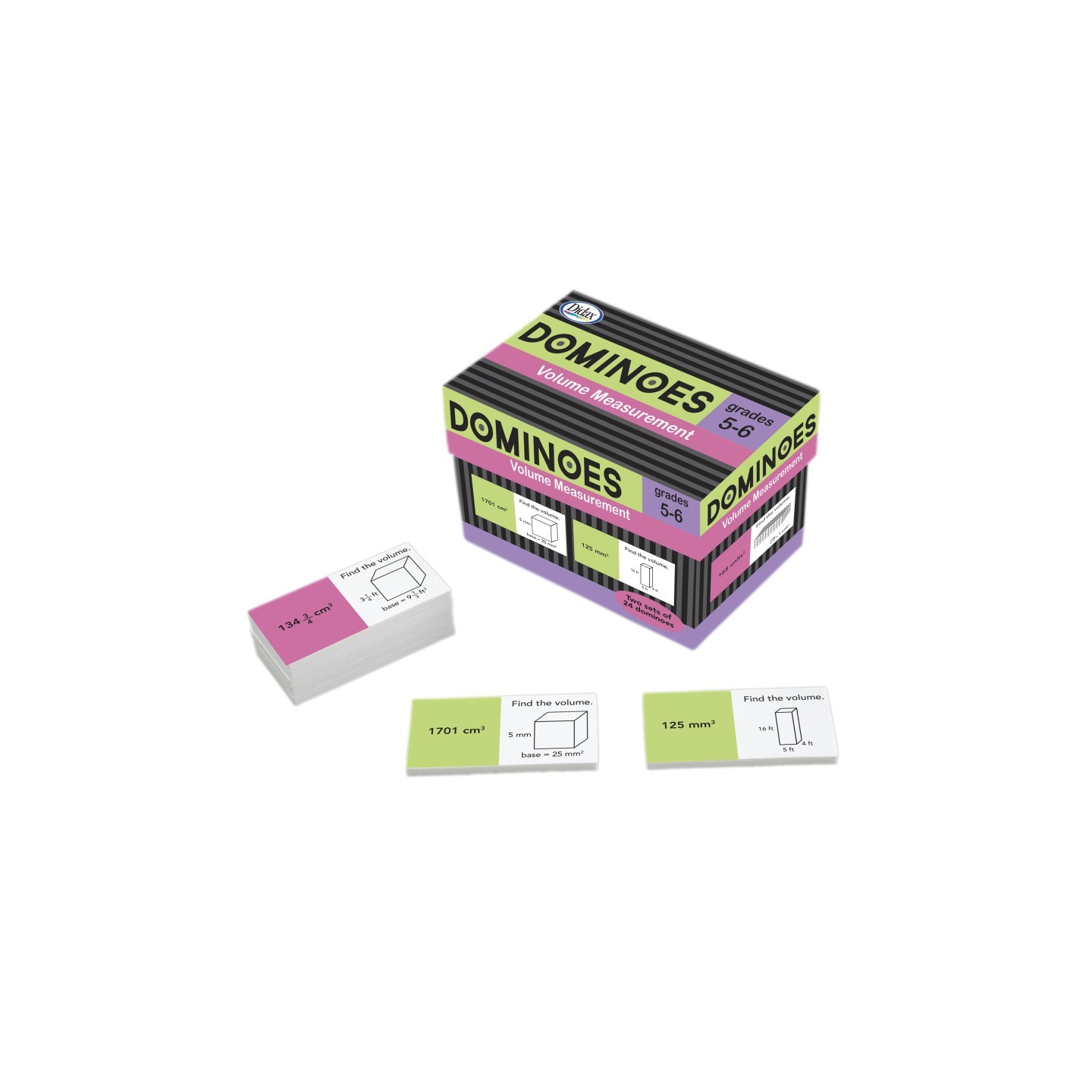 Didax® Volume Measurement Dominoes