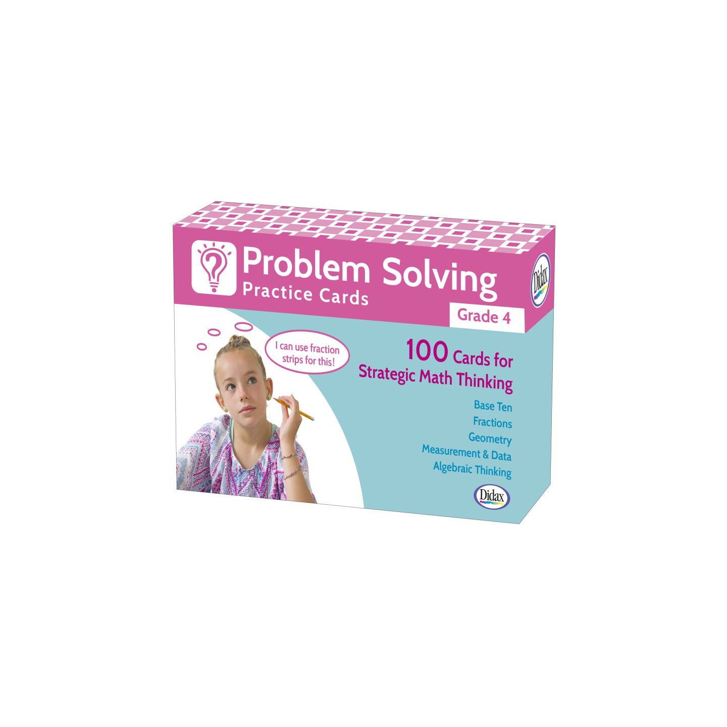 Didax® Problem Solving Practice Cards, Grade 4