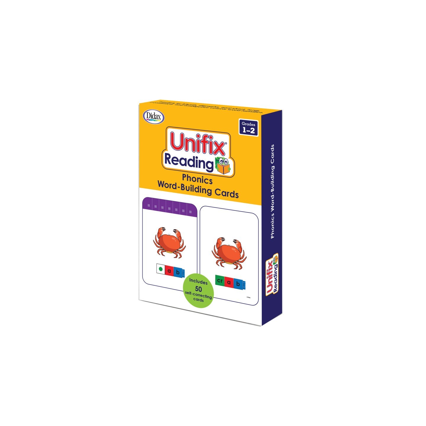 Didax® Unifix Reading: Phonics Word-Building Cards, Grade 1-2