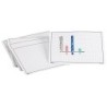 Didax® Write-On/Wipe-Off Graphing Mats, Set of 10