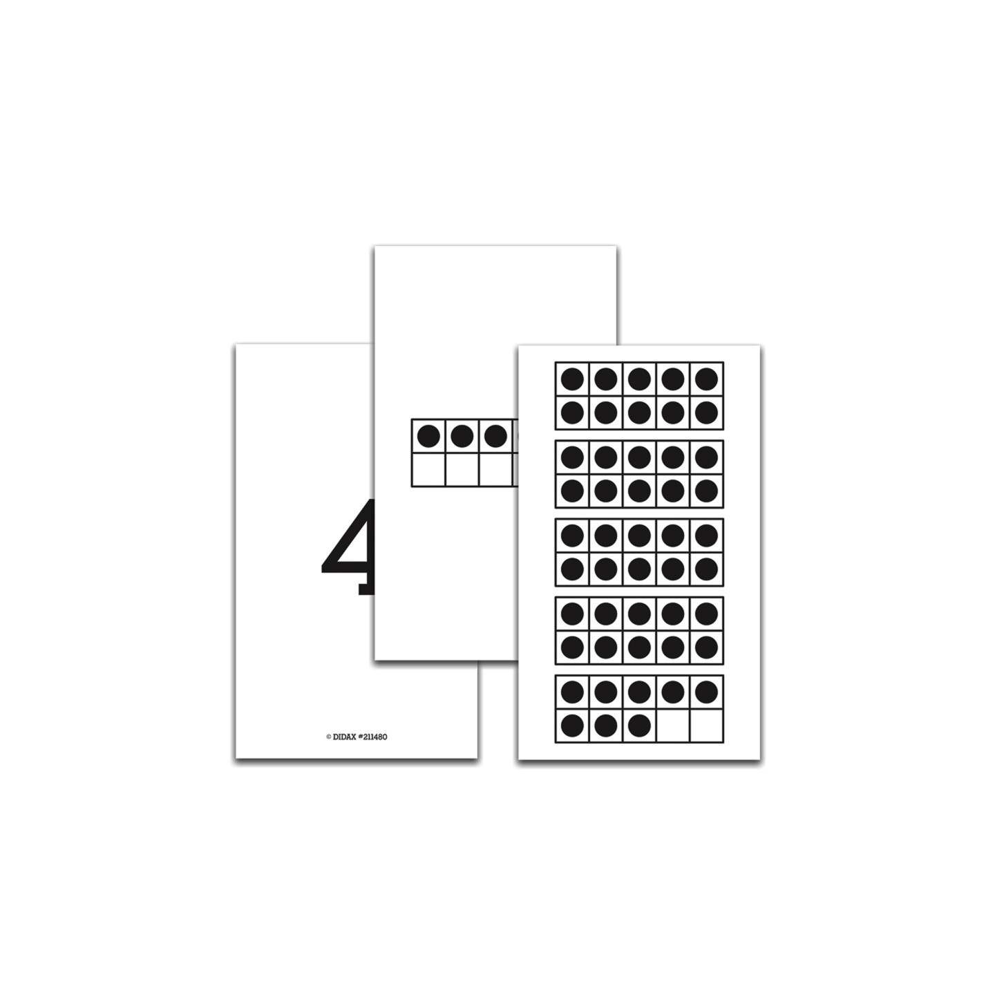 Didax® 1-50 Ten-Frame Cards
