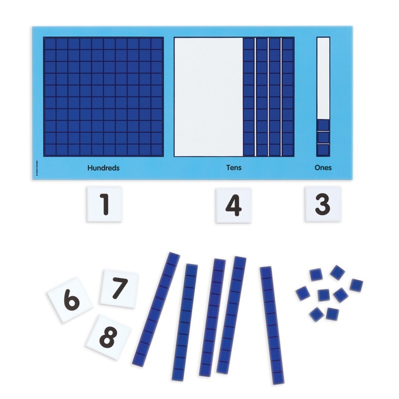 Didax® Magnetic Base Ten Place Value Frame Set