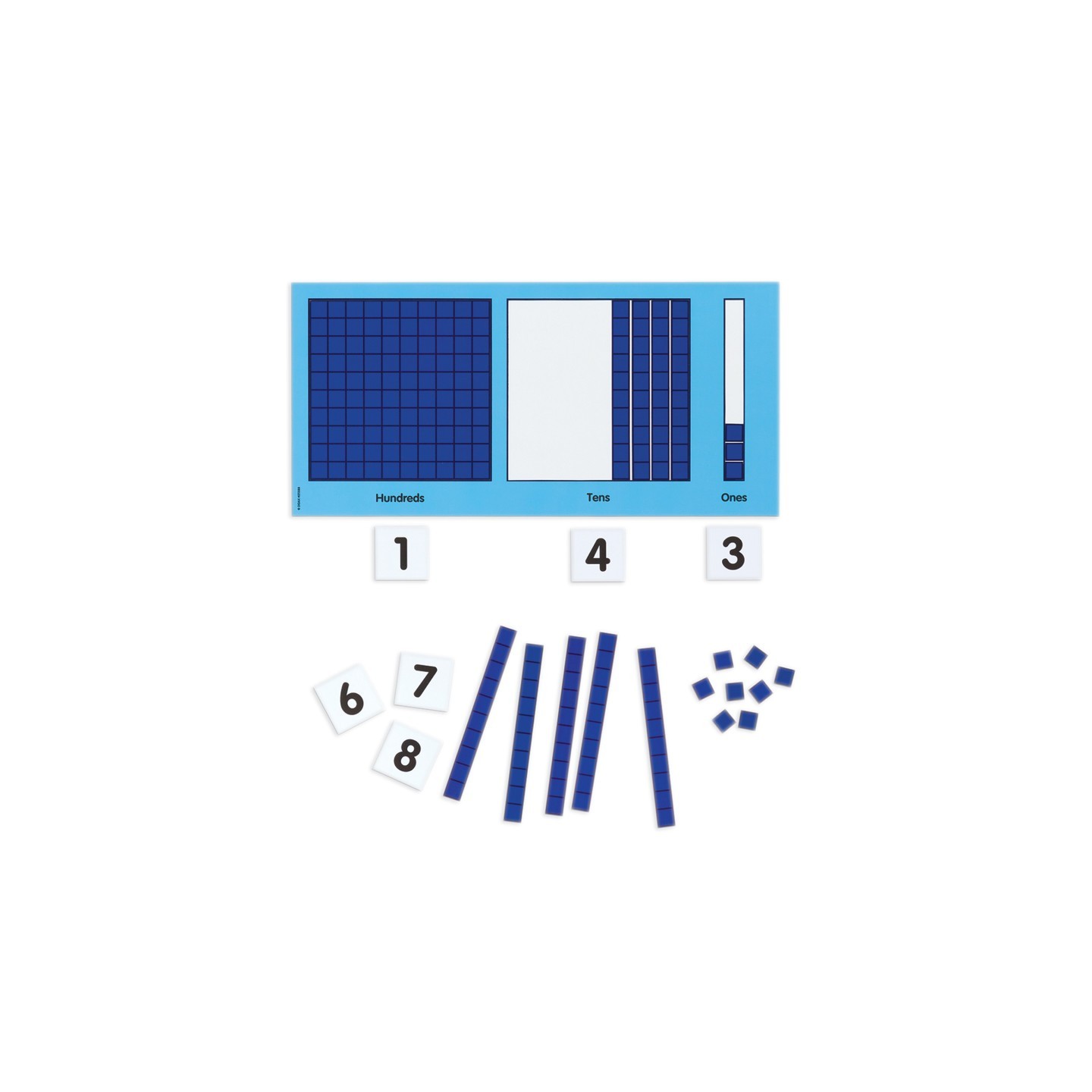 Didax® Magnetic Base Ten Place Value Frame Set